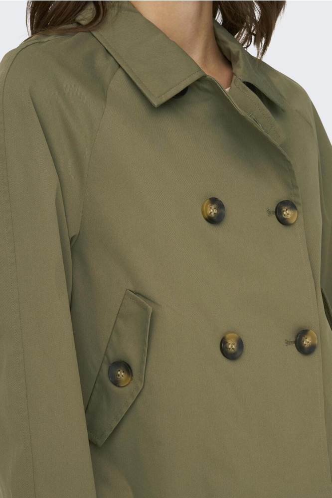 ONLAPRIL SHORT TRENCHCOAT OTW NOOS 15274982 ALOE